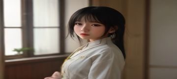 麻豆tv精选剧情合集新片封面，温暖室内光线下女主角独自坐在窗边，情绪化构图，文艺气息强